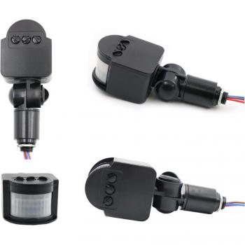 Interruptor de luz PIR infrarrojo automático para exteriores 85V-265V