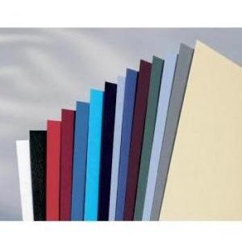 GBC Report Covers Front PVC A4 Clear and Back A4 Leathergrain White