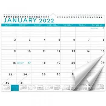 18-Month View Calendar by Sweetzer & Orange (Jul 2021-Dec 2022) with Mini Calendar