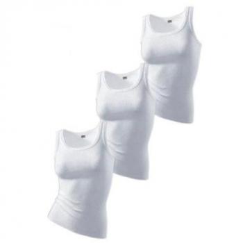 H.I.S Damen Tanktop in Weiß, Gr. 36/38, Rippqualität