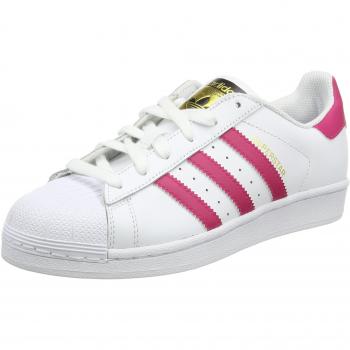 Femmes Adidas Superstar – Couleurs Blanc & Rose