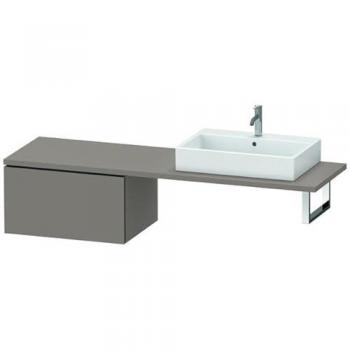 L-Cube Consola 820 mm con 1 Compartimento Extraíble – Basalto Mate