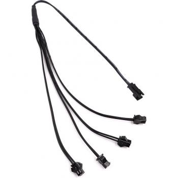 Cable Splitter JST 1 a 4 Pines – Controlador Cinta Neón EL Wrie 3 V/5 V