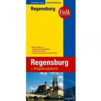 Falk Stadtplan Extra Standardfaltung Regensburg