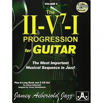 Jamey Aebersold Volume 3: The ii/V7/I Progression for Guitar (With 2 Free CDs)