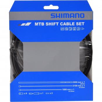 Set Cavi e Guaine Cambio MTB Shimano SP41 Inox Nero
