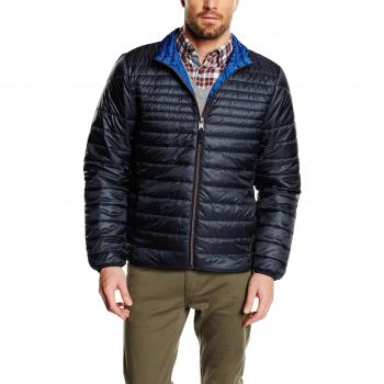 Menswear CALAMAR Blue Quilted Jacket, Long Sleeve, Medium