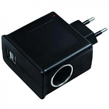 Chargeur LogiLink ACDC avec prise femelle pour allume-cigare