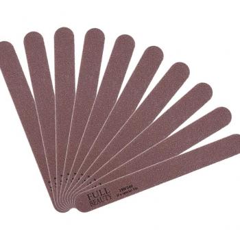 Limas de uñas profesionales 180/240, juego de 10, palo removedor de gel UV, lavables