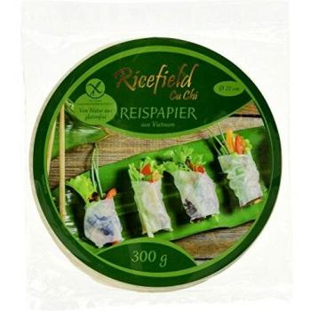 300g rundes Reispapier für asiatische Küche, 22 cm