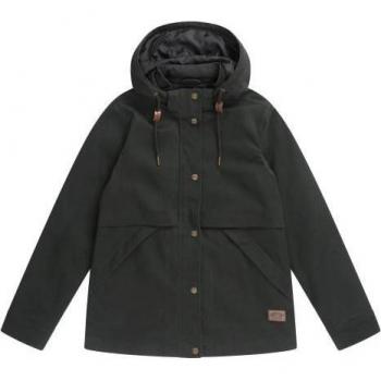 Dunkelgrüne Bio-Baumwolljacke für Damen von Animal
