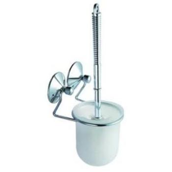 Brosse WC MSV Ventouse Premium – support mural en acier chromé