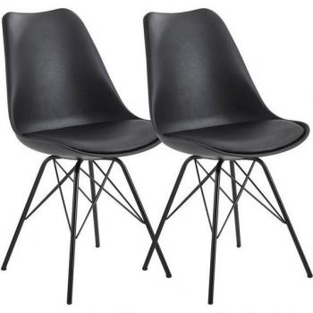 KADIMA DESIGN Skandinavische Esszimmerstühle, 2er Set, in verschiedenen Farben