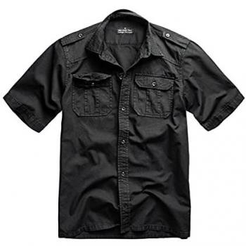 M65 Camicia Nera XL, Corte Breve