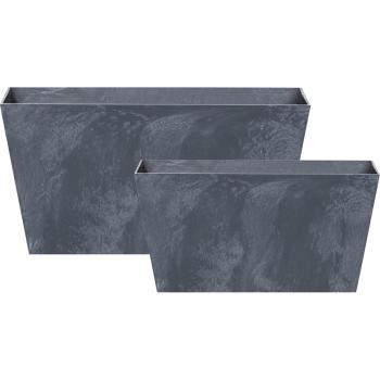 Maceta Estilo Beton 12L – TUBUS CASE en Antracita
