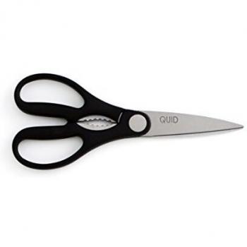 QUID Tijeras de Cocina 21CM Negro Metalizado