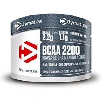 Supplément BCAA Dymatize 2200 Caps, 12 paquets de 200
