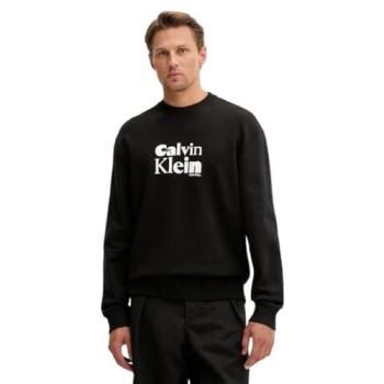 Calvin Klein Sweatshirt “LS EU 350 Terry” – Herrenmode, Rundhals, Regular Fit