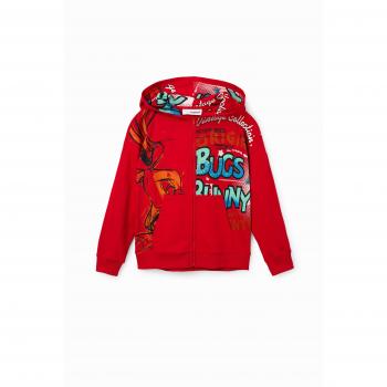 Moletom Bugs Bunny L Vermelho com Capuz