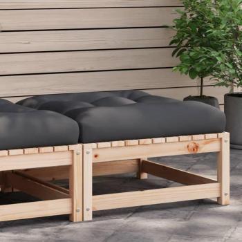 Gartenlounge‑Set von VidaXL – 10 Stück, Kiefer-Holz, mit gepolsterten Sitzen