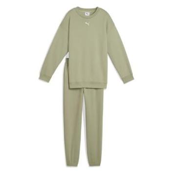 PUMA Tuta Loungewear Oversized da Ragazza Verde 11-12Y