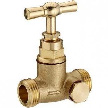 Robinet d'arrêt double mâle 20x27