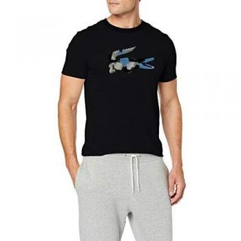 Noir-Enluminure-Brou 2ac T-Shirt X-Small for Men by Lacoste Sport (Taille Fabricant:2)