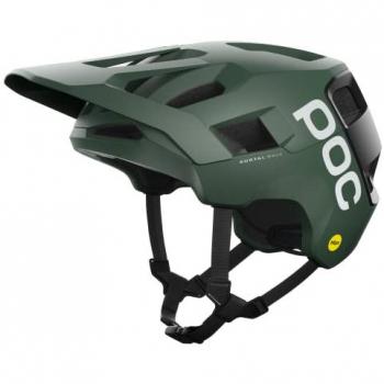 Grüner Kortal Race MIPS Helm mit metallisch-schwarzer Oberfläche – XS/S