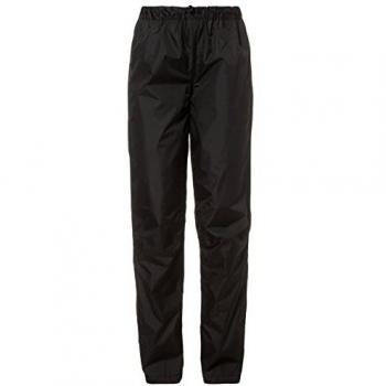 VAUDE Pantalones Fluid para Mujer, Negro, Talla 46