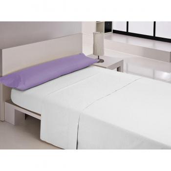 Funda de Almohada Happy Home Lila con 144 Hilos 45x80 cm