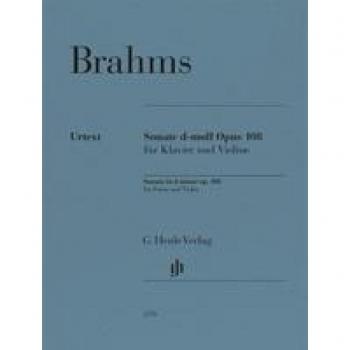 BRAHMS-Sonata Op.108 en Re menor para Violin y Piano (Urtext)