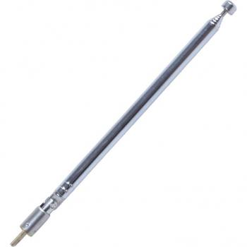 Antenne télescopique supérieure 49 cm, 6 sections, modèle de rechange pour radio et télévision