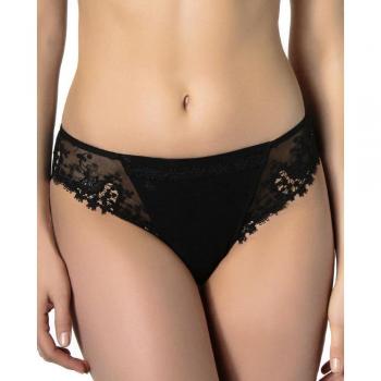 Simone Perele Black Bikini Panty for Women, Size Small