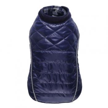 Impermeabile Double Face con Interno di Stoffa Blu Matte 40 cm