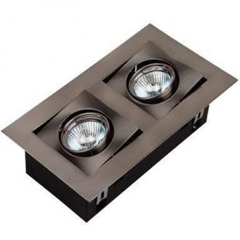 Bricolux Recessed Lighting: Spot Halógeno GU10 (2) con Sistema de Colgador Rollo Kitchen Easy Roll Copper