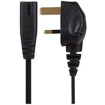UK 3‑Pin Plug to IEC C7 (Fig 8) Adapter – 2 m, 3 A