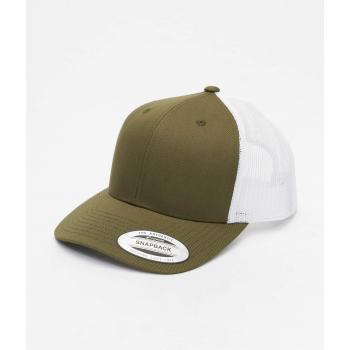 Cappello Sportivo FlexFit Oliva & Bianco