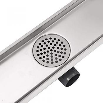 VidaXL Long Stainless Steel Shower Drain 630x140 mm