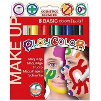 INSTANT MAQUILLAJE MAKE UP BASIC POCKET 6 COLORES SURTIDOS VARIOS PAPELERIA