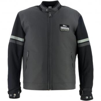 Helstons Moto V Series Jacket Nero e Grigio 2XL