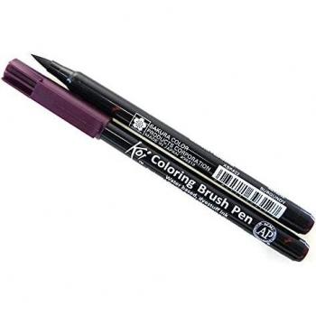 Rotulador de pincel Koi Sakura color borgoña