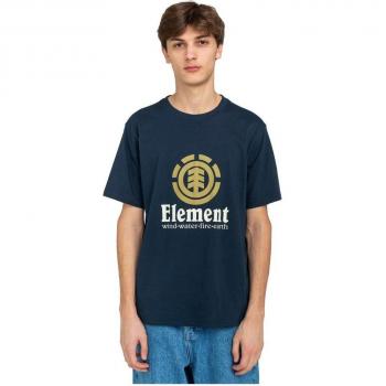 T-shirt Element Maniche Corte Vertical Eclipse Blu Marino XL