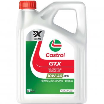 Castrol GTX Ultraclean 10W-40 A3/B4 Motor Oil 4L