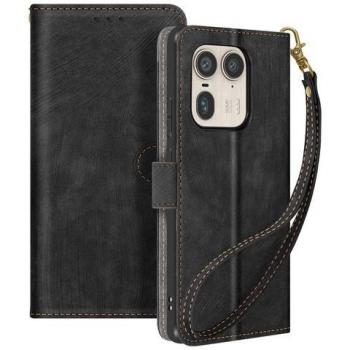 Avizar Strap Case Serie (Motorola Edge 50 Ultra), Schwarz