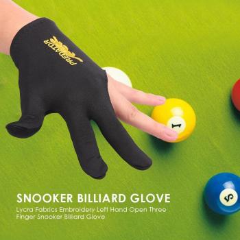 Three Finger Billiard Glove for Left Hand