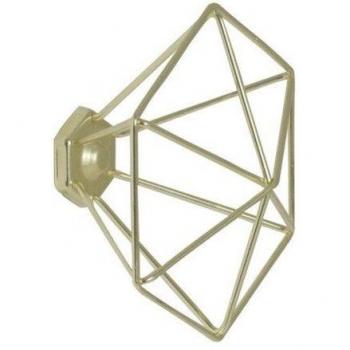 Evoludis Métal Doré : Tête Portemanteau Filament