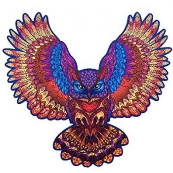 Puzzle en bois Chouette Somptueuse