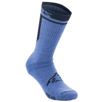 Alpinestars Merino 24 Calze da bicicletta blu/nero L