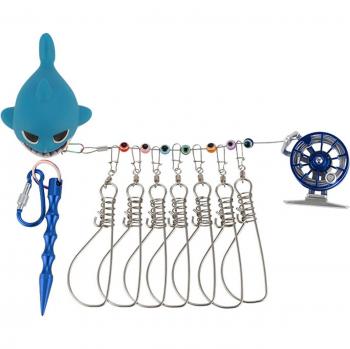 Multifunctional Fish Stringer with Reel and Steel Wire