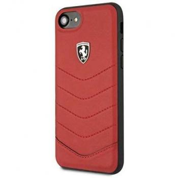 Custodia in pelle Ferrari per iPhone 7/8 rossa